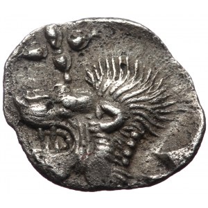 Mysia, Kyzikos, AR Hemiobol, (Silver, 0.38 g 10 mm), Circa 450-400 BC.