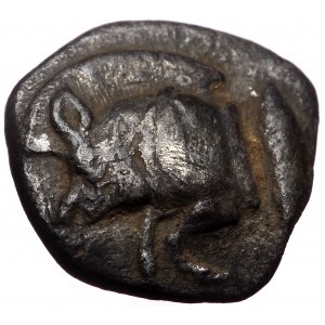 Mysia, Kyzikos, AR Obol, (Silver, 0.78 g 10 mm), Circa 450-400 BC.
