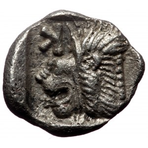 Mysia, Kyzikos, AR Obol, (Silver, 0.78 g 9 mm), Circa 450-400 BC.