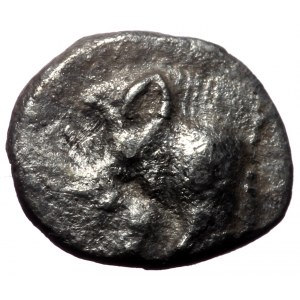 Mysia, Kyzikos, AR Hemiobol, (Silver, 0.35 g 8 mm), Circa 450-400 BC.