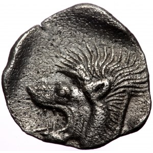 Mysia, Kyzikos, AR Obol, (Silver, 0.66 g 12 mm), Circa 450-400 BC.