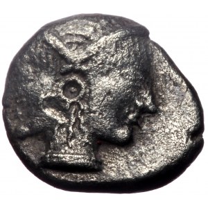 Mysia, Lampsakos, AR Diobol, (Silver,1.19 g 10 mm), Circa 500-450 BC.