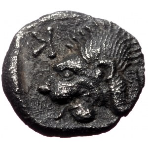 Mysia, Kyzikos, AR Hemiobol, (Silver,0.73 g 8 mm), Circa 525-475 BC.