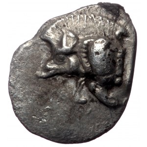 Mysia, Kyzikos, AR Hemiobol, (Silver, 0.31 g 9 mm), Circa 450-400 BC.