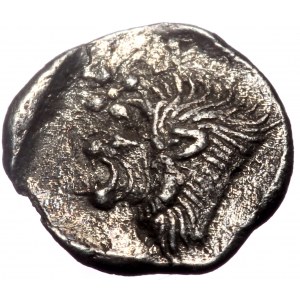 Mysia, Kyzikos, AR Hemiobol, (Silver, 0.32 g 8 mm), Circa 450-400 BC.