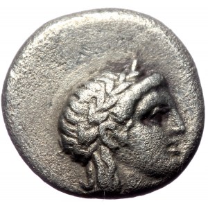 Bithynia, Kios, AR Trihemiobol. (Silver,1.09 g 10 mm), Miletos, magistrate. Circa 350-300 BC.