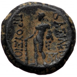 Kings of Bithynia, Prousias II Kynegos, AE, (Bronze, 4.28 g 18 mm), 182-149 BC. Nikomedeia.
