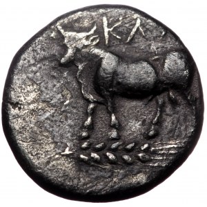 Bithynia, Kalchedon, AR Drachm, (Silver, 5.09 g 17 mm), Circa 340-320 BC.