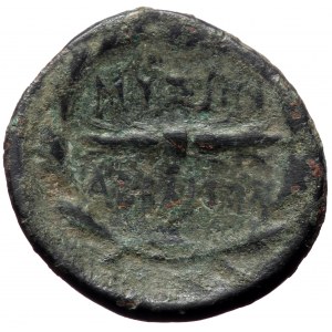 Phrygia, Abbaitis, AE, (Bronze,3.83 g 19 mm), 2nd-1st century BC.