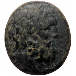 Phrygia, Apameia,AE, (Bronze,9.08 g 22 mm),Circa 88-40 BC. AE. Heraklei-, and Eglo-, magistrates.