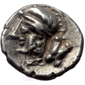 Pisidia, Selge. AR Obol, (Silver,0.94 g 10 mm), Circa 4th century BC.