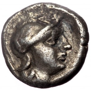 Pisidia, Selge, AR Obol, (Silver,0.95 g 8 mm), Circa 350-300 BC.