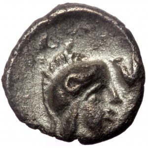 Pisidia, Selge, AR Obol, (Silver,0.91 g 9 mm), Circa 350-300 BC.