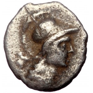 Pisidia, Selge, AR Obol, (Silver,0.75 g 9 mm), Circa 350-300 BC.