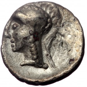 Pisidia, Selge, AR Obol, (Silver,0.71 g 10 mm), Circa 350-300 BC.
