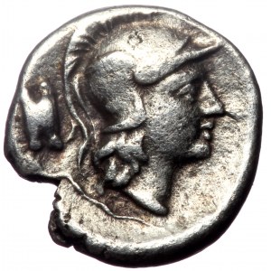Pisidia, Selge, AR Obol, (Silver,0.79 g 10 mm), Circa 350-300 BC.