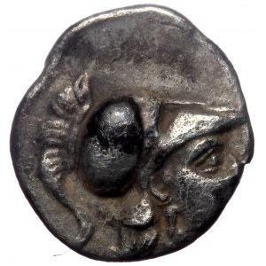 Pamphylia, Side, AR Obol, (Silver, 0.71 g 10 mm), 3rd-2nd centuries BC.