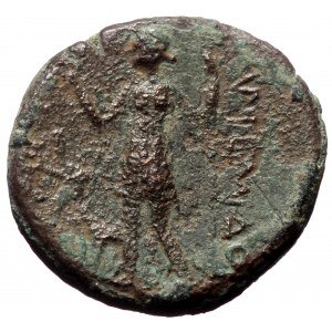 Pamphylia, Perge, AE, (Bronze, 5.32 g 19 mm), 2nd century BC.