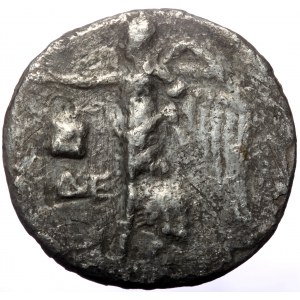 Pamphylia, Side, AR Tetradrachm, (Silver, 14.99 g 17 mm), Circa 205-100 BC. Dein-, magistrate.