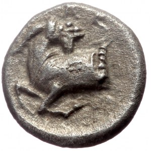Cilicia, Kelenderis, AR Hemiobol, (Silver, 0.38 g 6 mm.), Circa 425-400 BC.