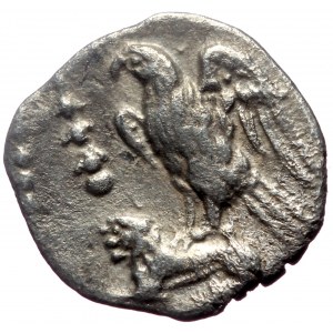 Cilicia, Uncertain, AR Obol, (Silver, 0.55 g 10 mm), 4th century BC.