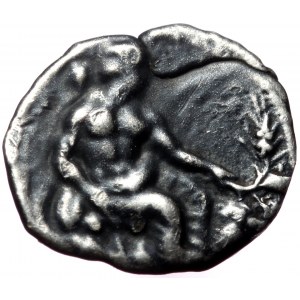 Cilicia, Uncertain, (Mallos ?), AR Obol, (Silver, 0.56 g 10 mm), 4th century BC.