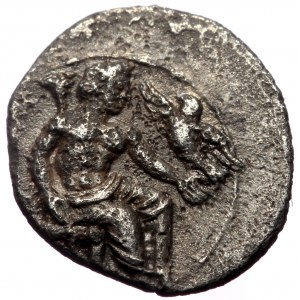 Cilicia, Uncertain, AR Obol, (Silver, 0.79 g 11 mm), 4th century BC.