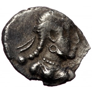 Cilicia, Tarsos, AR Hemiobol, (Silver, 0.40 g 8 mm),Time of Pharnabazos and Datames,Circa 380-360 BC.