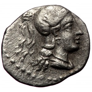 Cilicia, Soloi, AR Obol, (Silver, 0.54 g 11 mm), Circa 400-350 BC.
