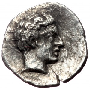 Cilicia, Tarsos, Tiribazos, AR Hemiobol, (Silver, 0.40 g 9 mm) (Satrap of Lydia, 388-380 BC).