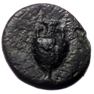 Cilicia, Nagidos AE (Bronze, 1.02g, 9mm) ca 360-333 BC.