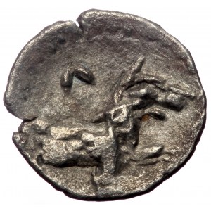 Lycaonia, Laranda, AR Obol. (Silver,0.40 g 10 mm), Circa 324/3 BC.