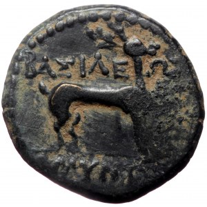 Kings of Galatia, Amyntas, AE. (Bronze, 3.50 g 17 mm),36-25 BC, Uncertain mint in Galatia, Pisidia or Lykaonia.