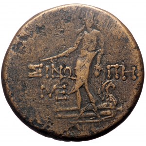 Paphlagonia, Sinope, AE, (Bronze, 19.37 g 28 mm), Struck under Mithradates VI Eupator, Circa 105-90 or 90-85 BC.