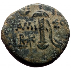 Pontos, Amisos, AE, (Bronze,8.27 g 19 mm), Time of Mithradates VI Eupator,Circa 105-90 or 90-85 BC.