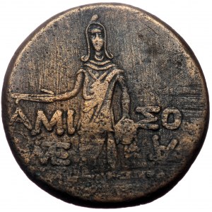 Pontos, Amisos, AE, (Bronze,19.26 g 27 mm), Time of Mithradates VI Eupator, Circa 105-90 or 90-85 BC.