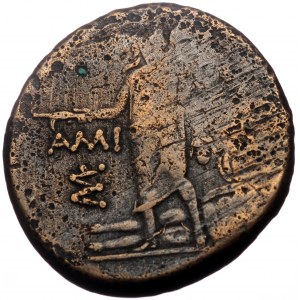 Pontos, Amisos, AE, (Bronze,18.72 g 29 mm), Time of Mithradates VI Eupator, Circa 105-90 or 90-85 BC.