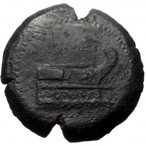 Seleukid Kingdom, Antiochos VII Euergetes, (Sidetes) AE, (Bronze, 8.95 g 24 mm), 138-129 BC. Antioch on the Orontes. Dat