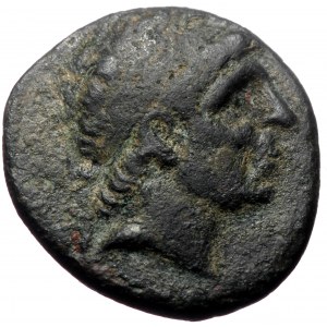 Seleukid Kingdom, Antiochos I Soter, AE,(Bronze, 3.25 g 16 mm), 281-261 BC. Antioch on the Orontes.