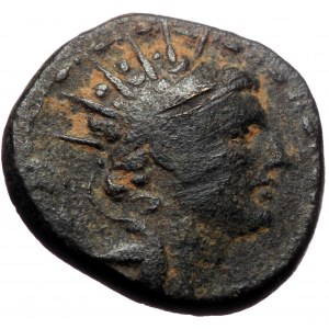 Seleukid kingdom, Antiochos IV Epiphanes, AE, (Bronze, 5.87 g 19 mm), 175-164 BC. Antioch on the Kallirhoe (Edessa) .