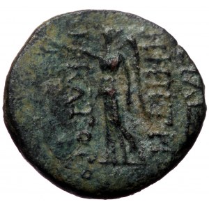 Seleukid Kings of Syria, Demetrios II Nikator. First reign, 146-138 BC. AE (Bronze, 3.67 g 16 mm). Uncertain mint, perha
