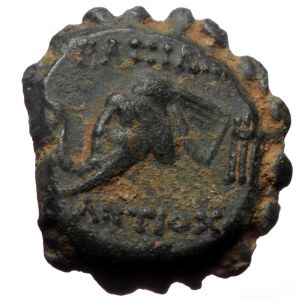 Seleukid Kingdom, Antioch, Antiochos IV Epiphanes, AE, (Bronze, 3.38 g 14 mm), Circa 175-164 BC.