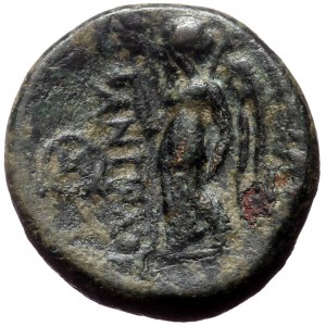 Seleukid Kingdom, Antiochos I Soter, AE, (Bronze, 2.17 g 13 mm), 281-261 BC. Smyrna or Sardes.