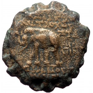Seleukid Kingdom, Antioch. Antiochus VI (144-142 BC) AE (Bronze, 22mm, 7.88g) Antioch on Orontes