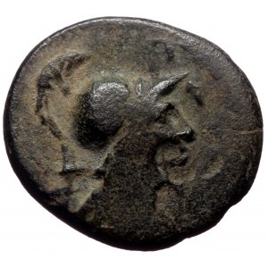 Seleukid kings of Syria, Antiochos III ‘the Great’ (222-187 BC) AE (Bronze, 20mm, 6.20g). Uncertain mint, 198-187 BC.