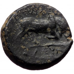 Seleukid Kingdom, Seleukos I Nikator, AE, (Bronze, 6.14 g 17 mm), 312-281 BC. Antioch on the Orontes.