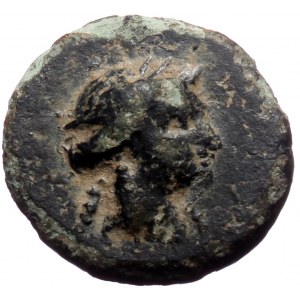Seleukid Kingdom, Antiochos III. AE, (Bronze, 1.64 g 13 mm),Antioch mint. 223-187 BC.