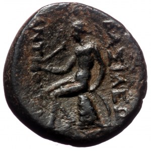 Seleukid Kingdom, Antiochos I Soter, AE, (Bronze,3.46 g 15 mm), 281-261 BC. Antioch on the Orontes.
