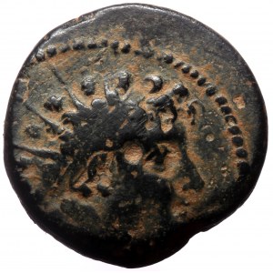 Seleukid Empire, Antiochos VI Dionysos (144-142 BC) AE Uncertain mint, perhaps Perhaps Apameia on the Axios mint.