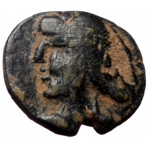 Kings of Parthia, Uncertain, AE (Bronze, 0.83 g, 10 mm). Circa 1st century BC- 1st century AD.